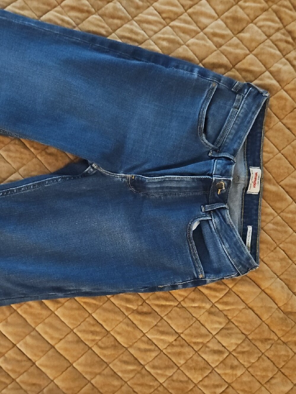 Wrangler Blue Denim Jeans - Picture 6 of 7